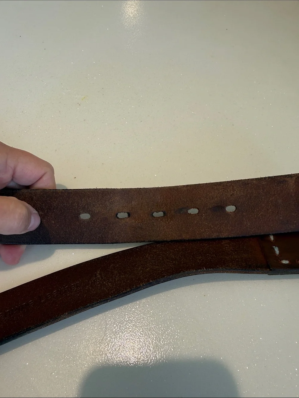 Timberlanf Classic Brown Leather Men's Belt size 40